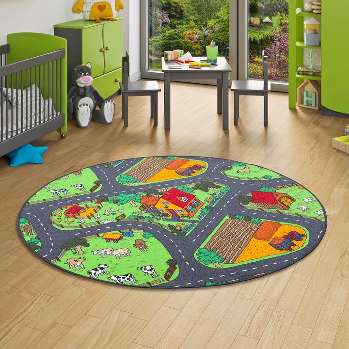 Actual product image Snapstyle Kids game Carpet Farm (133 x 133 cm)