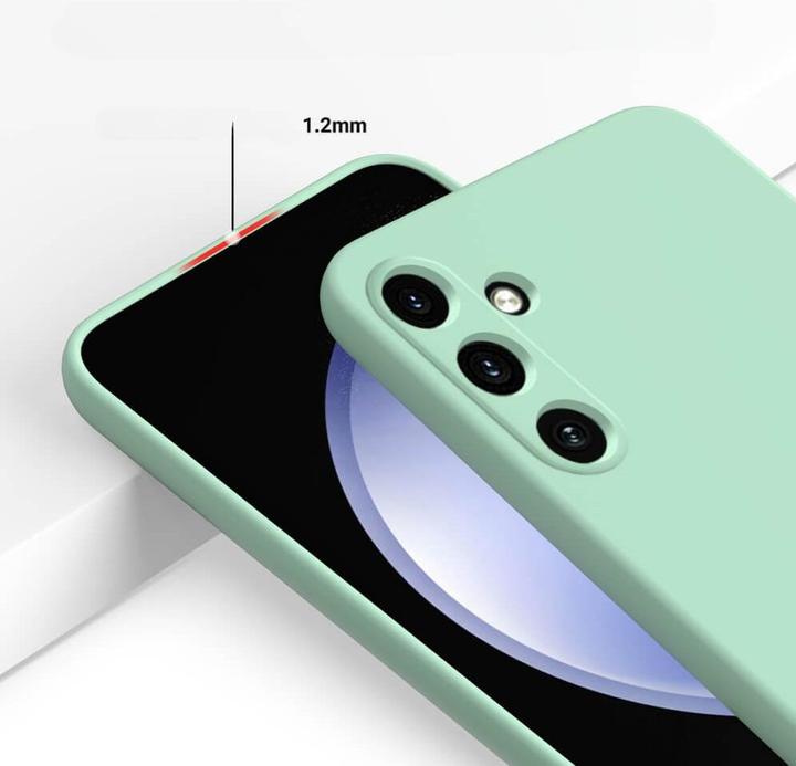 Produktbild Cover-Discount Galaxy A55 - Silikon Gummi Hülle grün (Samsung Galaxy A55)