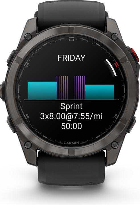 Produktbild Garmin fēnix® 8 Pro 51mm DLC Titan (51 mm)