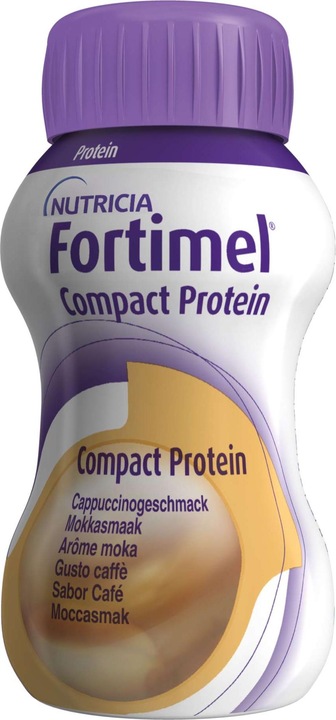 Actual product image Fortimel Compact Protein Cappuccino (Cappuccino, 4 x)