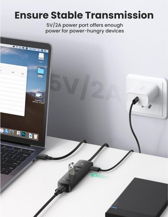 Productafbeelding Ugreen CM416 (USB-A, 4 ports)