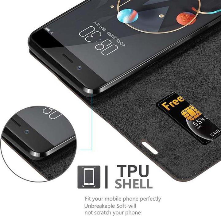 Produktbild Cadorabo Book Invisible Magnet Cover (ZTE Nubia Z17 Mini)