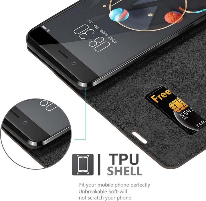 Produktbild Cadorabo Book Invisible Magnet Cover (ZTE Nubia Z17 Mini)
