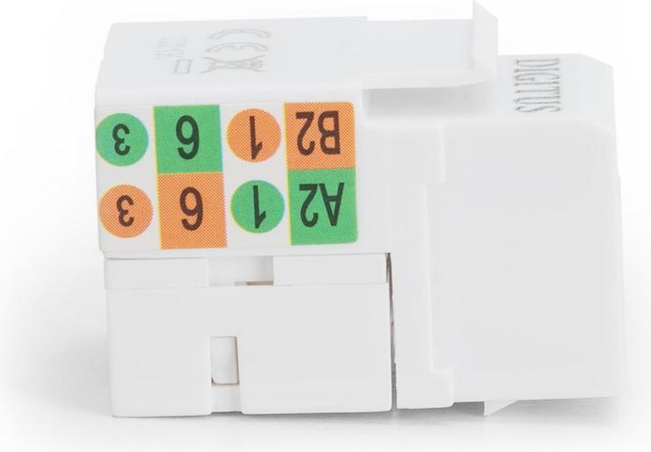 Image du produit Digitus Keystone Module Cat6 RJ45 non blindé Installation du câble via LSA Classe E (Module Keystone)