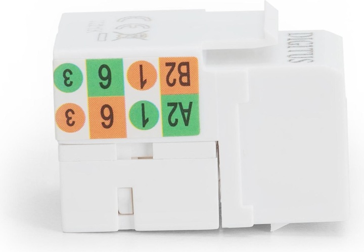 Produktbild Digitus Keystone Modul Cat6 RJ45 ungeschirmt Kabelinstallation ueber LSA Leisten Class E (Keystone Modul)