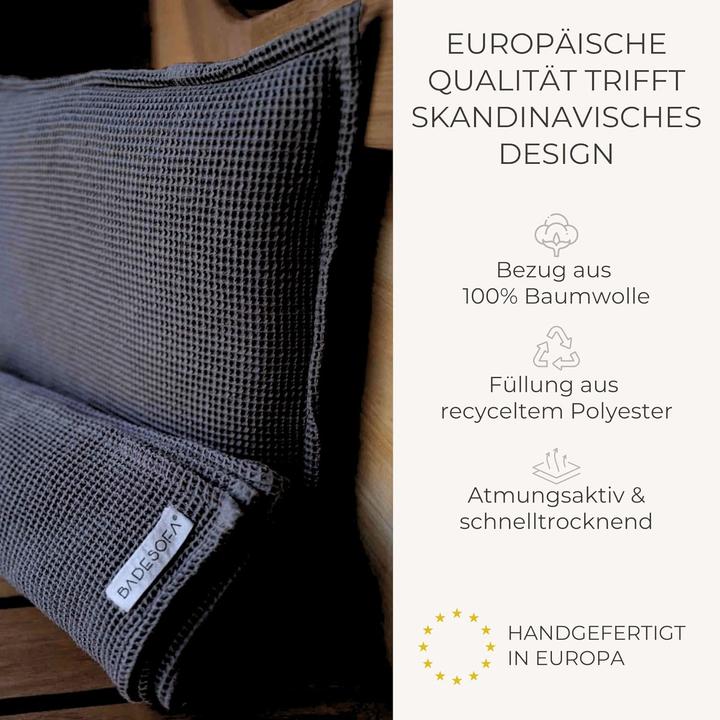 Immagine prodotto Badesofa Sauna-Set: Kissen & Handtuch