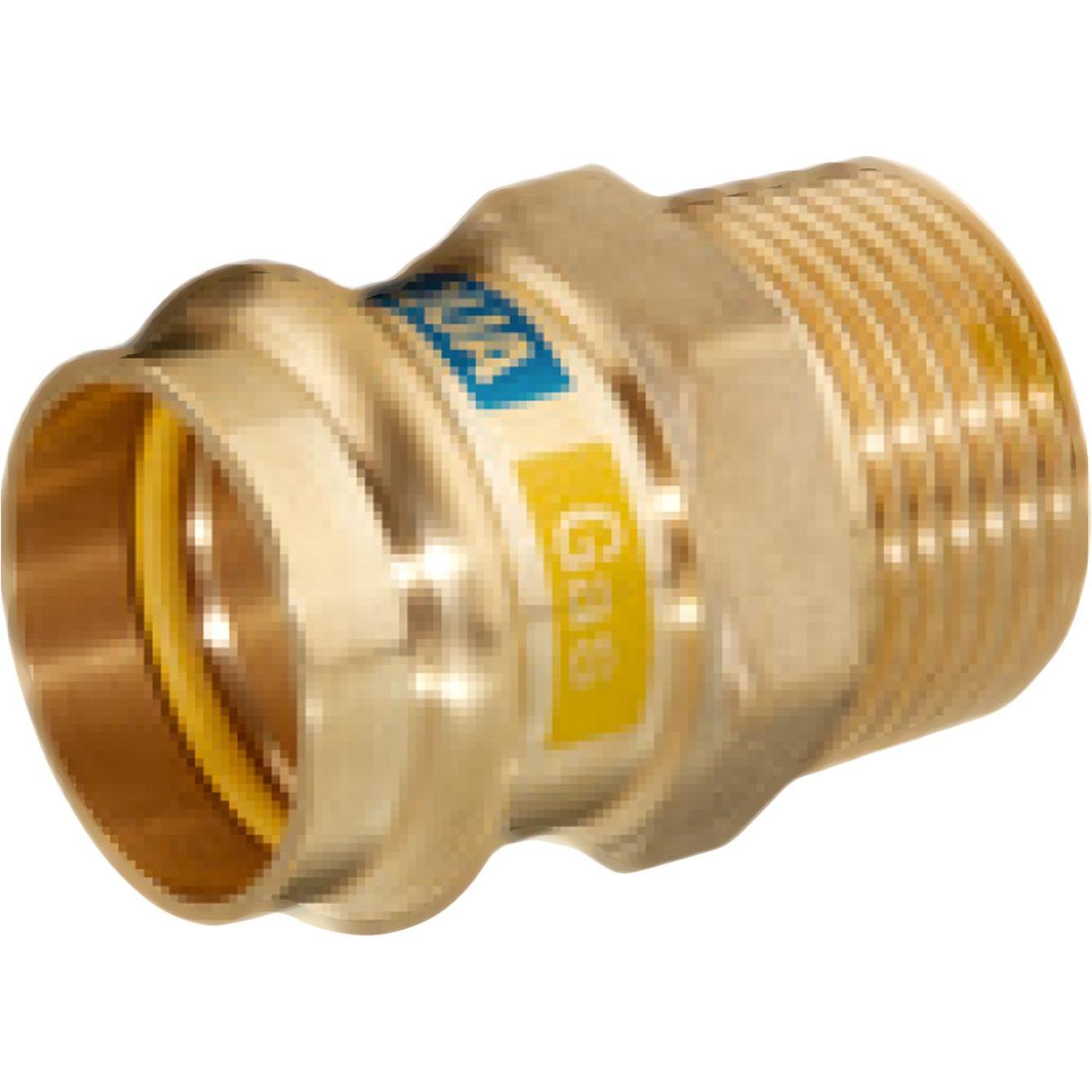 Magni, Tecnologia di connessione dei tubi, HS Übergang Press Copper AQUAGAS V 22mmx1, AG, Messing