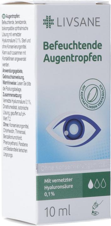Produktbild Livsane Befeuchtende Augentropfen (10 ml, 10ml Flasche)