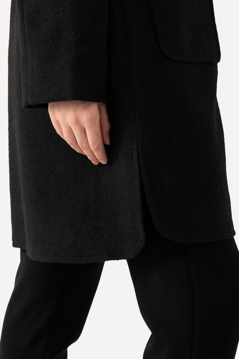 Image du produit Ulla Popken Manteau en laine mélangée, col montant, silhouette en A (42, 44)