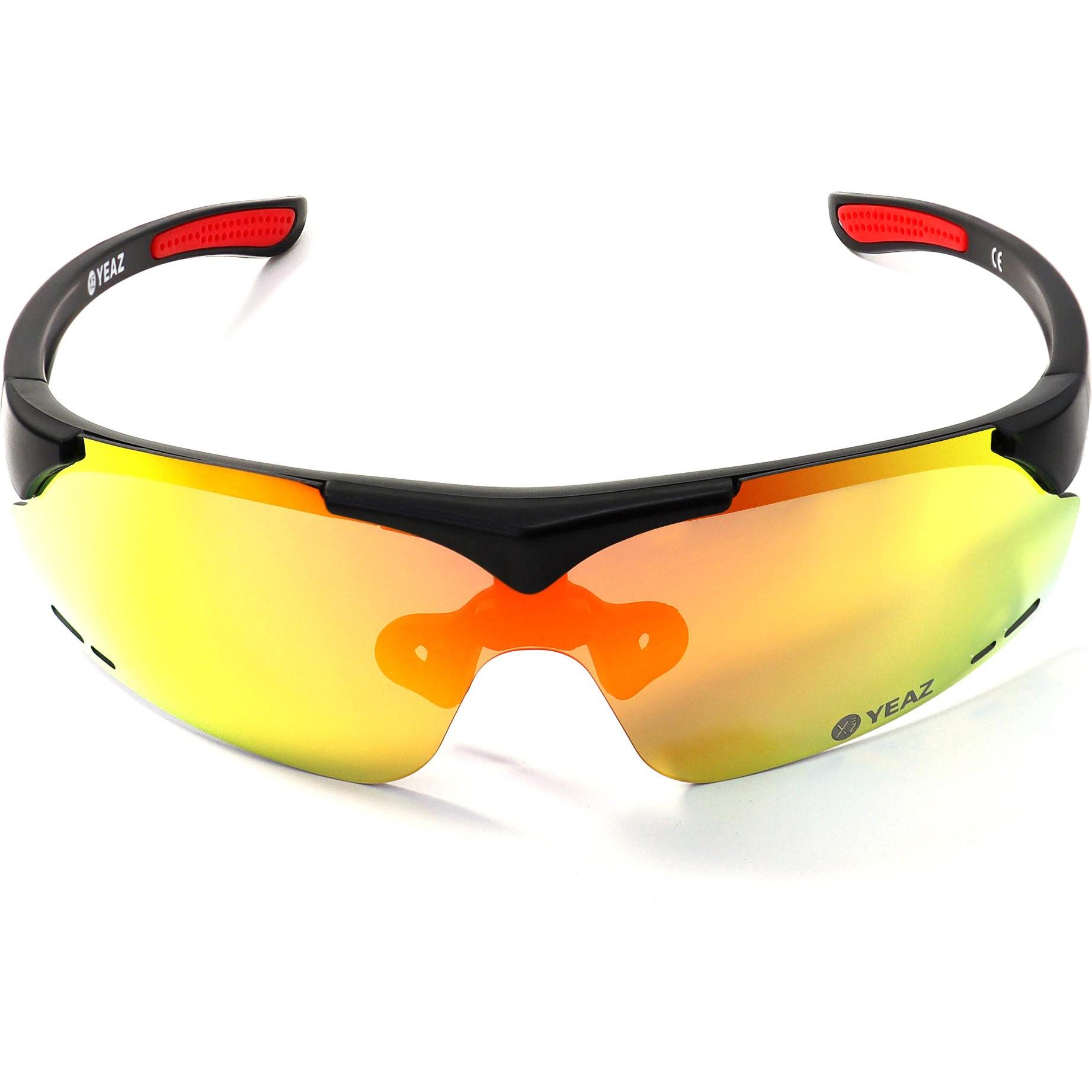 Thumbnail - Yeaz, Herren, Sportbrille, Sunup (Schwarz, Rot), Schwarz