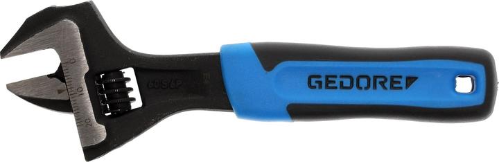 Actual product image Gedore 60 S 6 JP open-end spanner 6", adjustable, phosphated with plastic handle (20 mm)