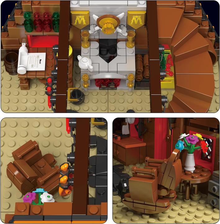 Actual product image Mould King Forest hut