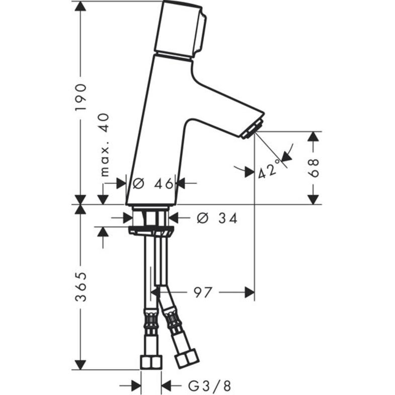 Thumbnail - hansgrohe, Badarmatur, Talis Select S Chrom