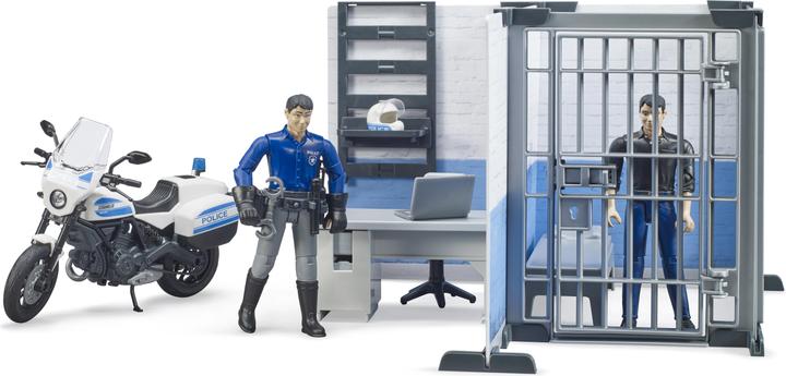 Produktbild Bruder Polizeistation mit Polizeimotorrad