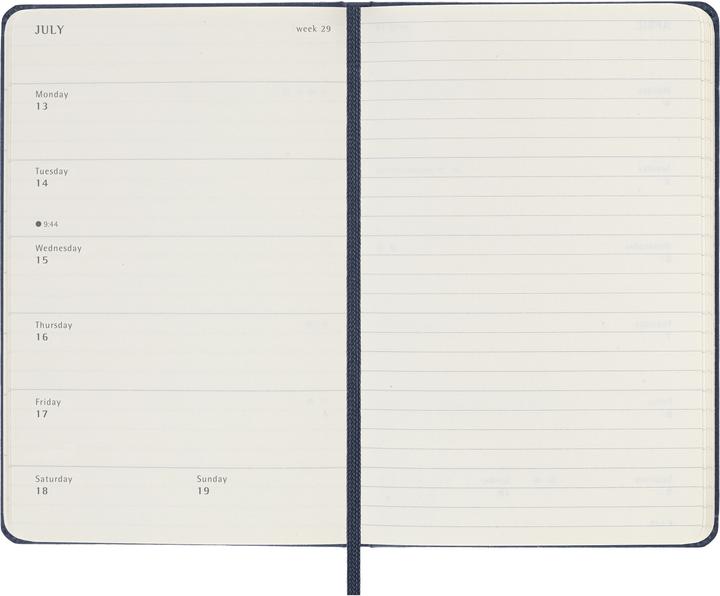 Actual product image Moleskine Taschenagenda Weekly (9 x 14 cm, English)
