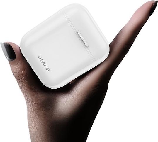 Produktbild Usams Słuchawki Bluetooth 5.0 TWS LU series bezprzewodowe biały/white BHULU01 (US-LU001) (3 h, Kabellos)