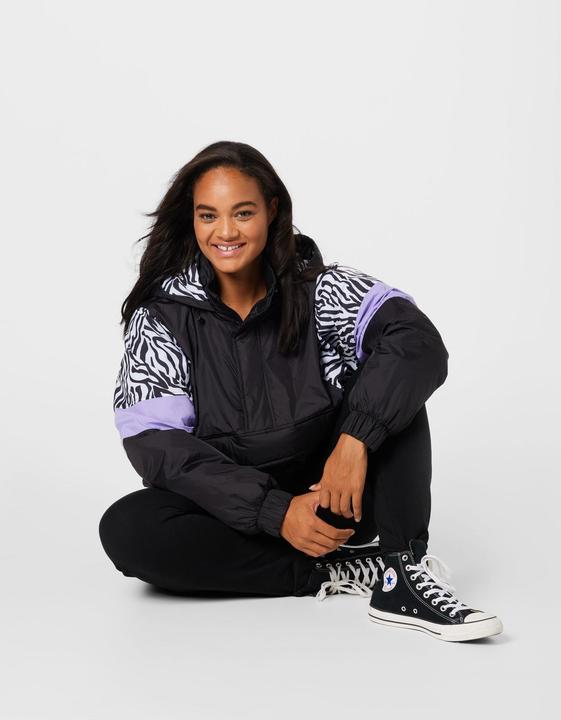 Produktbild Urban Classics Ladies AOP Mixed Pull Over Jacket (3XL)