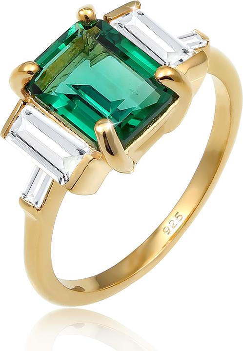 Immagine prodotto Elli Cocktailring mit Quartz und Topas Edelstein (54, 925 Argento)