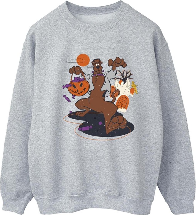 Actual product image Scooby Doo Womens/Ladies Pumpkin Sweatshirt (4XL)