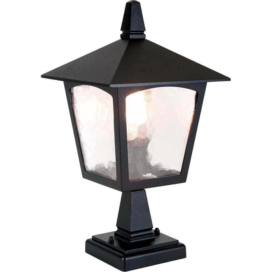 Elstead Lighting, Gartenbeleuchtung, York Aussen-Stehleuchte E27 32cm Schwarz IP43 (3200 lm, E27, IP43)