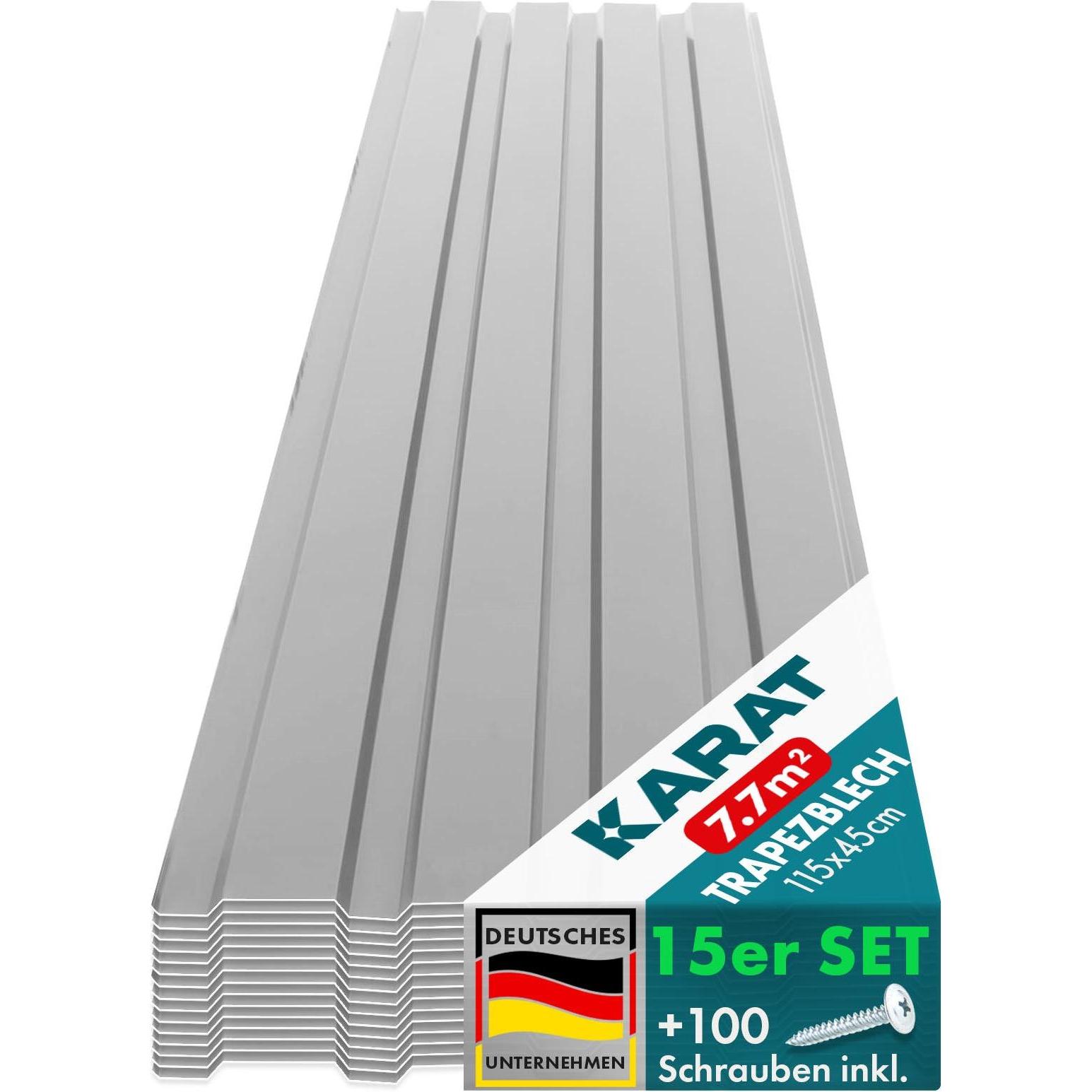 Karat, Überdachung, Trapezblech