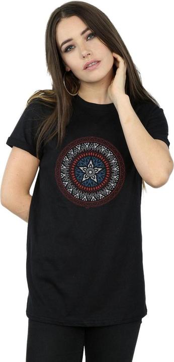 Produktbild Captain America Ornamental Shield TShirt (3XL)