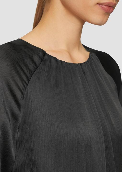 Immagine prodotto S.Oliver Bluse Festive Viskosebluse mit Struktur und Raglanärmeln (34)