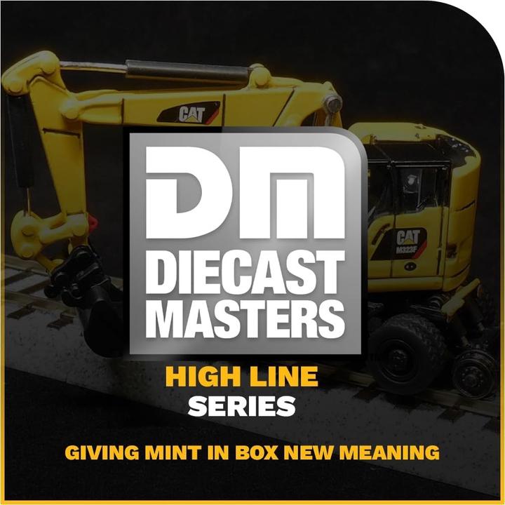 Image du produit Diecast Masters Pelle sur chenilles Caterpillar M323F Rail, échelle 1:50
