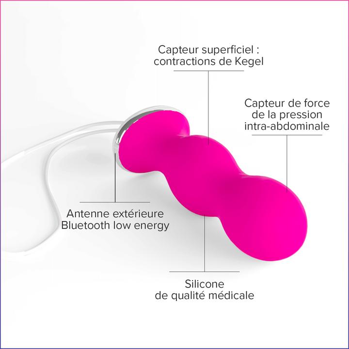 Immagine prodotto Perifit Esercitatore di Kegel con app (140 g)
