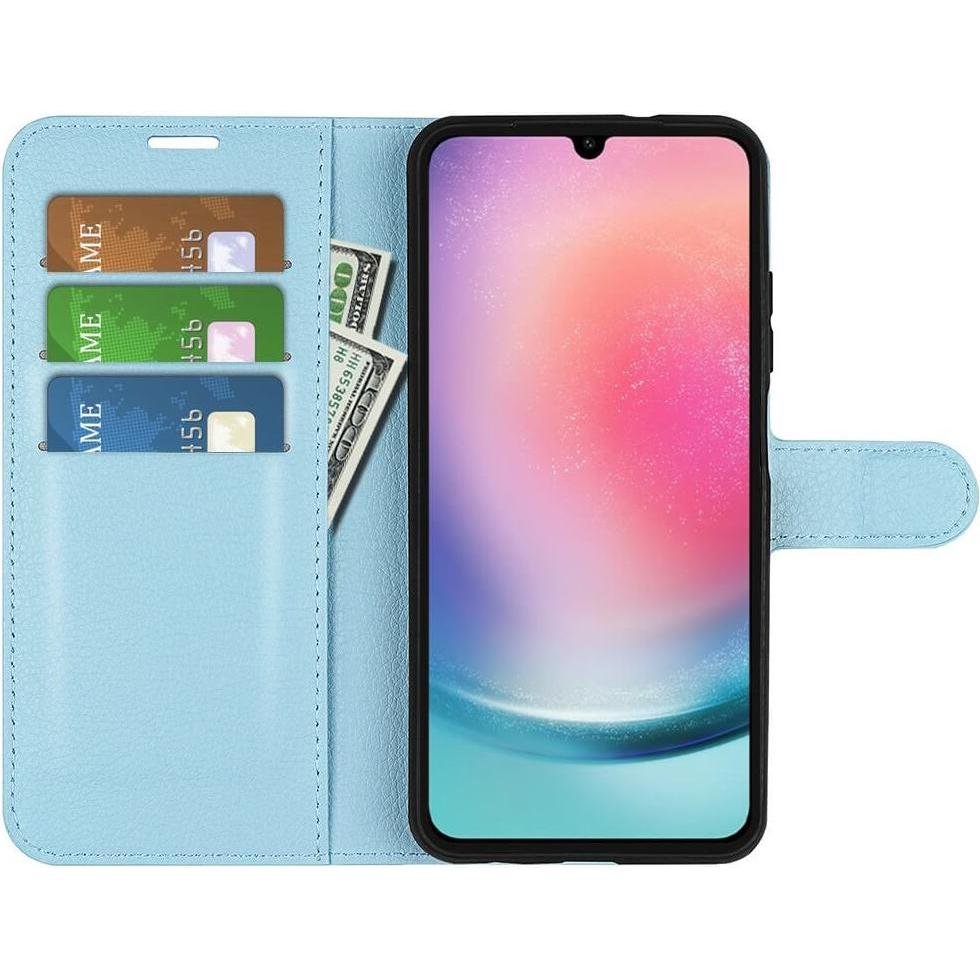 Thumbnail - Cover-Discount Galaxy A16 - Leder Etui Hülle (Samsung Galaxy A16 5G), Smartphone Hülle, Blau
