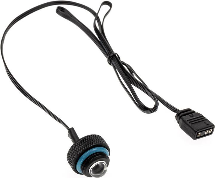 Actual product image XSPC ARGB LED sealing plug, G1/4, 5V 3Pin - black (RGB)