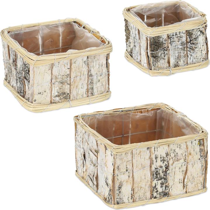 Produktbild Relaxdays 3x Blumentopf (22.50 cm)