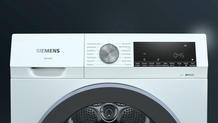 Immagine prodotto Siemens WQ 33 G2 DG0 Asciugatrice a pompa di calore A+++ 8kg bianco (8 kg, A destra)
