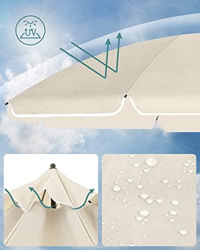 Actual product image Songmics Parasol for beach beige (1.60 m)