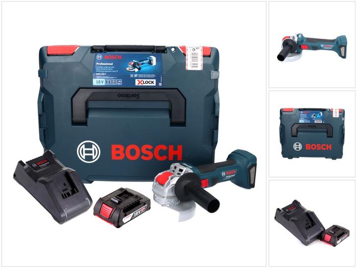 Actual product image Bosch Professional Bosch GWX 18V-7 Professional Battery Angle Grinder 18 V 125 mm Brushless X-LOCK + 1x Battery 2.0 Ah (125 mm)