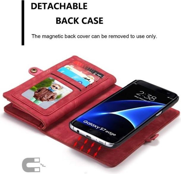 Image du produit Caseme Porte-monnaie en cuir avec pochette plastique (Samsung Galaxy S7 Edge)