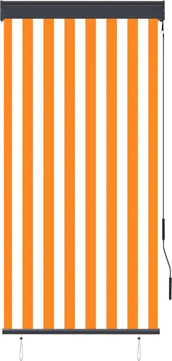 Weiss und Orange