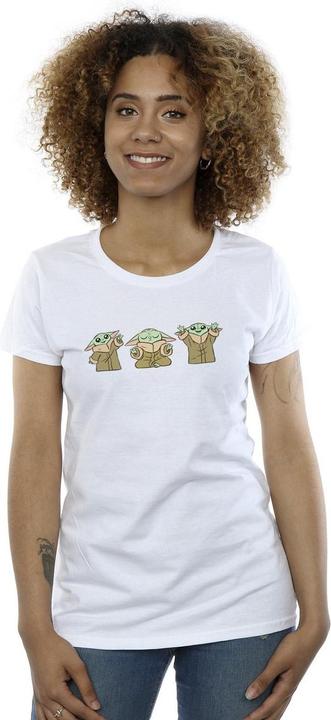 Immagine prodotto Star Wars The Mandalorian Grogu Poses Maglietta Donna (XL)