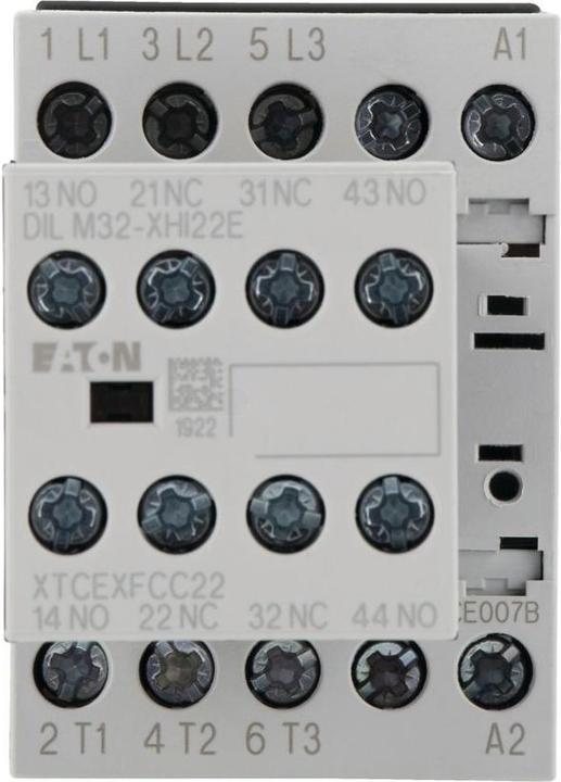 Actual product image Eaton Power contactor, 380 V 400 V 3 kW, 2 S, 106367