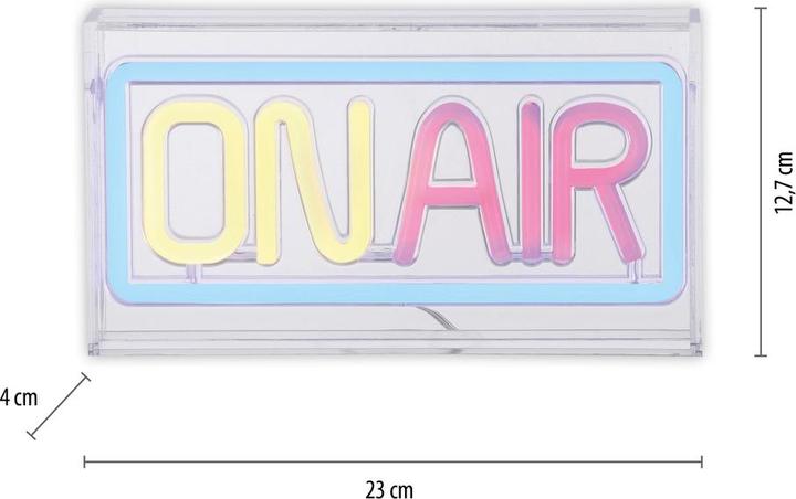 Produktbild Just Light LED Dekoleuchte NEON SIGN Neon Schild USB Kinderzimmer