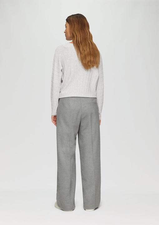 Produktbild S.Oliver Strickpullover Strickpullover mit Fledermausarm und Strukturmuster (40)