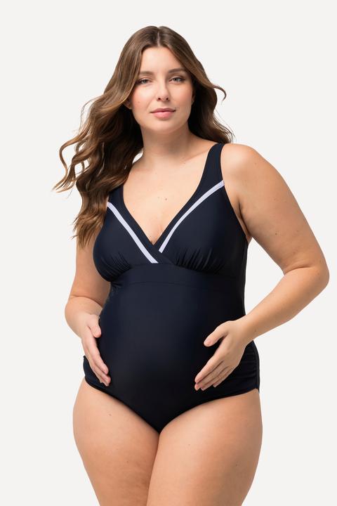 Image du produit Ulla Popken Bellieva-Badeanzug, Umstandsmode, Softcups, Neckholder (56)