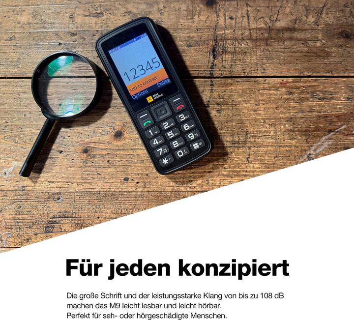 Produktbild Bea-Fon AGM MOBILE M9 Bartype (2.40", 2 Mpx, 4G)