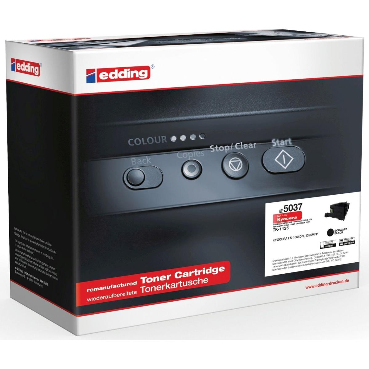 Edding, Toner, Toner ersetzt TK 1125 Schwarz (BK)