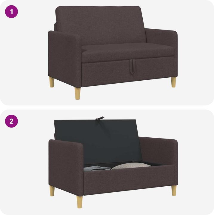 Produktbild vidaXL Modernes Sofa (2-Sitzer)