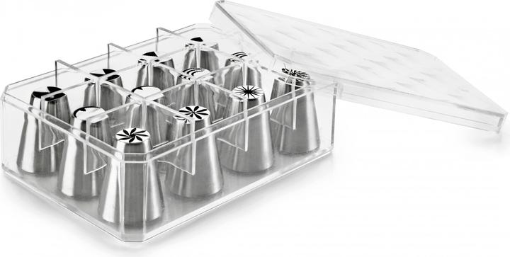 Ibili Standard Spritztüllen - 12er Set Für Kuchen und Gebäckdekorationen (Poche à douille)