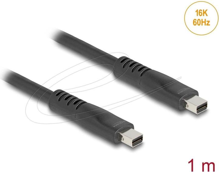 Image du produit Delock Mini DisplayPort Kabel 16K 60 Hz 80 Gbps 1 m (1 m)
