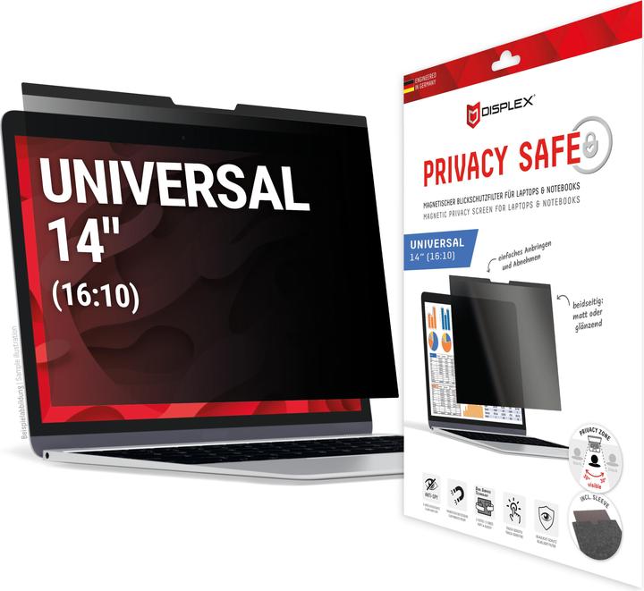 Displex Privacy Safe, Laptop Blickschutzfilter