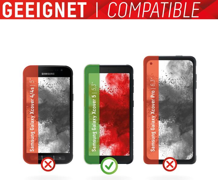 Produktbild Displex Real Glass, 2D Panzerglas (1 Stück, Samsung Galaxy Xcover 5)
