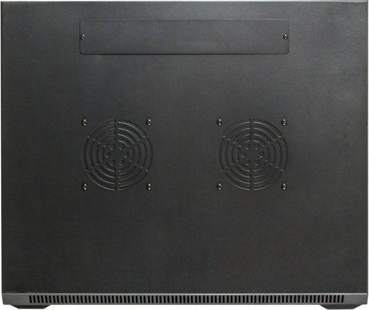 Actual product image Dsit 6 U server cabinet, wall-mounted housing, with glass door (WxDxH) 600 x 450 x 367 mm (6 RU, 19 inch rack)